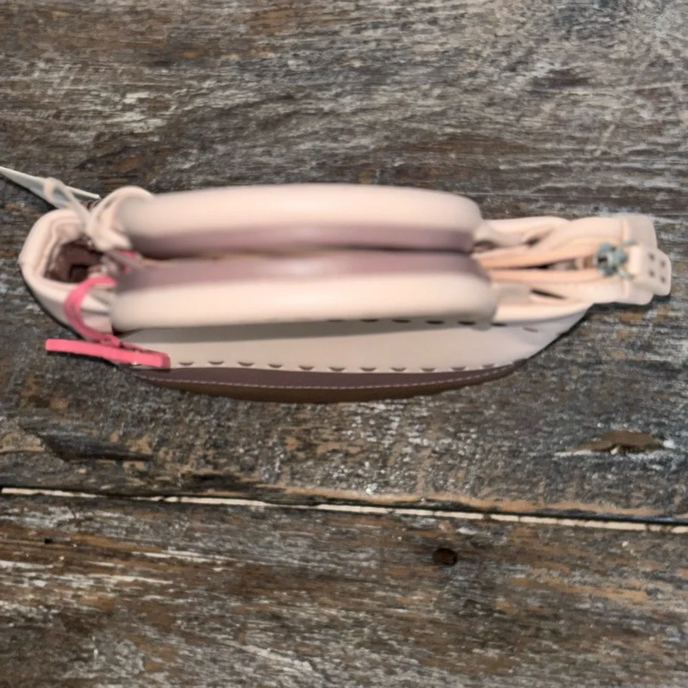 Radley London Mini Leather Tote Pink Scottie Charm Crossbody Bag NWT - Picture 3 of 5